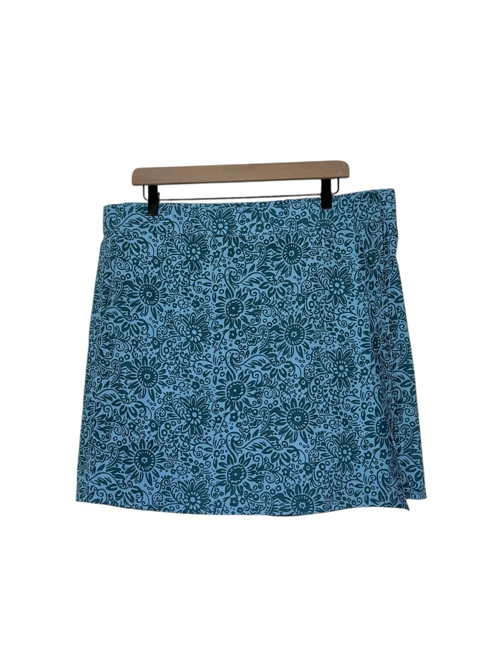 RipSkirt Hawaii XL Adjustable Wrap Skirt Tuscan Blues Lightweight Beach Cruise